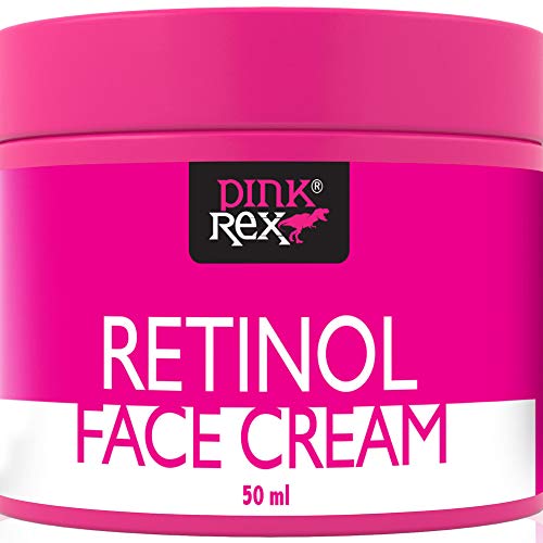 Retinol Face Cream with Hyaluronic Acid, Vitamin E, and Green Tea. A Facial Moisturizer Beauty Products Night Anti Aging Firming Lift Lotion on Creams