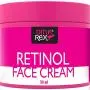 Retinol-Gesichtspflegecreme mit Hyaluronsäure, Vitamin E und Grüntee. Tages- und Nachtcreme zur Anti-Aging-Wirkung, Faltenreduzierung, Straffung und Lifting-Effekt.