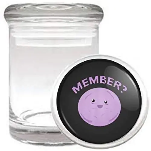 Member Berry SP Funny Medical Odorless Glass Jar Member Berry SP Funny Medical Odorless Glass Jar