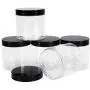 Bocal Lawei 9 pièces, 473 ml, Plastique Transparent avec Couvercles Noirs – Contenants Ronds Sans BPA pour le Cuisinier et la Maison, Idéal pour les Conserves, les Noix et Plus. Bocal Lawei 9 pièces, 473 ml, Plastique Transparent avec Couvercles Noirs – Contenants Ronds Sans BPA pour le Cuisinier et la Maison, Idéal pour les Conserves, les Noix et Plus.