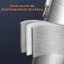 Contenants en acier inoxydable 304 avec couvercles, sans BPA, grands, idéal pour biscuits, céréales, café, rangement de garde-manger, pots à sucre, 28L/35L/42L Contenants en acier inoxydable 304 avec couvercles, sans BPA, grands, idéal pour biscuits, céréales, café, rangement de garde-manger, pots à sucre, 28L/35L/42L