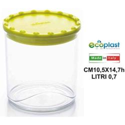 Eco Plast Corolla, Medium Jar, Verde, One Size