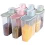 Storage Tank PP Plastic Food Storage Sealed Storage Box (Size : H21.5cm)