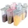 Storage Tank PP Plastic Food Storage Sealed Storage Box (Size : H21.5cm)