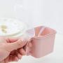 Adaap Seasoning Box Seasoning Rack Spice Pots Spice Storage Container Condiment Jars with Spoons