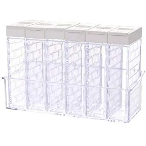 Mini Gewürzgläser Küchenzubehör Set, transparente Gewürzsäcke
