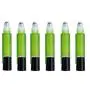 6 STÜCKE 10 ml/0,34 oz Leere Refüllbare Frostgrüne Glasrollerflaschen Mit Edelstahl-Rollkugel Kosmetik-Dispenser-Behälter Flasche Gefäß Topfhalter Für Ätherische Öle Parfüme Lippenöl Und Mehr