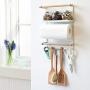 Decdeal Magnetic Refrigerator Storage Organizer Refrigerator Side Shelf Spice Jars Rack Kitchen Storage Seasoning Jars Organizer Refrigerator Shelf Storage
