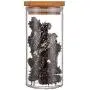 Bocal en Verre WANGLX avec Couvercle en Bambou Naturel, Sécurisé et Sain, Anneau en Silicone pour Scellement Hermétique, Pot Transparent pour le Rangement de Cuisine, pour Herbes Séchées, Épices, Confitures et Plus Encore. Bocal en Verre WANGLX avec Couvercle en Bambou Naturel, Sécurisé et Sain, Anneau en Silicone pour Scellement Hermétique, Pot Transparent pour le Rangement de Cuisine, pour Herbes Séchées, Épices, Confitures et Plus Encore.