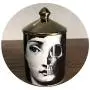 Fornasetti Candle Holder DIY Handmade Candles Jar Retro Lina Face Storage Bin Ceramic Caft Home Decoration Jewerlly Storage Box,16 Fornasetti Candle Holder DIY Handmade Candles Jar Retro Lina Face Storage Bin Ceramic Caft Home Decoration Jewerlly Storage Box,16
