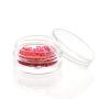 3 Gram Jar 25pcs Clear Cosmetic Sample Empty Container, Plastic Small Tiny Jar, for Make Up, Eye Shadow, Nails, Powder, Paint, Jewelry