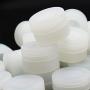 YHSWE 100Pcs 3ml Silicone Mini Container Oil Kitchen Wax Round Concentrate Box Multi Use Storage Jar for lip Balm and Creams Clear