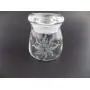 IncisoArt Hand Etched Vibe Storage Jar Sandblasted (Sand Carved) Glass Handmade USA Custom (4.5 Ounce (133ml), Sun Moon Shooting Stars Planets)