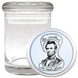 Be Excellent Abe 69! Medical Odorless Glass Jar