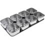 SM SunniMix Condiment Jars Seasoning Storage Box Set for Storing Sugar, Salt, Spices - 8 Grid