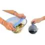 Reusable Silicone Stretch Lids ? Blue ? Set of 12 ? Covers Pots, Pans, Cups & Bowls ? Food Saver for Fresher Food ? Freezer, Microwave & Dishwasher Safe ? Includes 1 Silicone Food Bag Reusable Silicone Stretch Lids ? Blue ? Set of 12 ? Covers Pots, Pans, Cups & Bowls ? Food Saver for Fresher Food ? Freezer, Microwave & Dishwasher Safe ? Includes 1 Silicone Food Bag