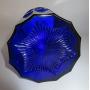 Cobalt Blue Glass Coffee Jar