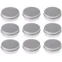 RAYNAG 10 Pieces Round Aluminum Cans Screw Lid Metal Tins Jars Empty Slip Slide Containers,0.5 oz/15 ml RAYNAG 10 Pieces Round Aluminum Cans Screw Lid Metal Tins Jars Empty Slip Slide Containers,0.5 oz/15 ml