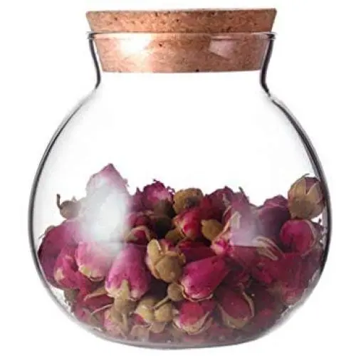 1PCS 500G/17oz Cear Empty Round Large Capacity Sealed Glass Bottles Vial Jars Packing Storage Hoder Containers with Wood Cork Stopper for Make up Cosmetics Spice Food Snack Tea and More 1PCS 500G/17oz Cear Empty Round Large Capacity Sealed Glass Bottles Vial Jars Packing Storage Hoder Containers with Wood Cork Stopper for Make up Cosmetics Spice Food Snack Tea and More