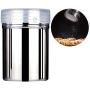 Jumpplay Condiment Pots Stainless Steel BBQ Power Bottle Cocoa Powder Coffee Seasoning Bottle Salt Storage Box Spice Jar