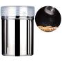 Beher Condiment Pots Stainless Steel BBQ Power Bottle Cocoa Powder Coffee Seasoning Bottle Salt Storage Box Spice Jar