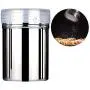 Beher Condiment Pots Stainless Steel BBQ Power Bottle Cocoa Powder Coffee Seasoning Bottle Salt Storage Box Spice Jar