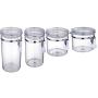 TOPBATHY Plastic Cereal Food Storage Container with Locking Lids Leak Proof Storage Bottle 750ml