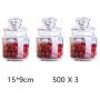 Yl Ly Glass Sealed Tank Storage Bottle Sealed Bottle Glass Transparent Bottle Milk Powder Miscellaneous Grains Dried Fruit Bottle Multi-Piece Suit 500Ml3