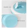 Stainless Steel Internal Lunch Box Lunch Box 3 Layers Insulation Leakproof Tiffin Food Container Storage Carrier Blue