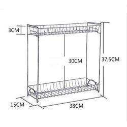 GBX Kitchen Cabinet Shelf Organiser,Shelf Racks Home Spice Rack Supplies Shelf Spice Jar Storage Rack Floor Storage Shelf Condiment Box Corner Frame