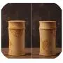 Handmade Bamboo Storage Box Kitchen Tea Container Jar Cans Organizer Spice Round Vacuum Caps Seal Canister,Beige
