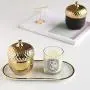 Goldene Keramik-Töpfe für Zucker, Spezia, Nuss & Schmuck – Hausdeko, Tischaufsatz, Lagerbehälter, Haselnuss-Kegel, Pinien Kegel.