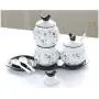 Mini Spice Jars Kitchen supplies ceramic seasoning jar set Japanese household storage box