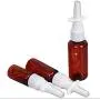 12 Stück (30 ml/1 oz) Amberrunde Leere Kunststoff Nasensprayflaschen mit Drucksprühkopf, wiederbefüllbar, tragbar, feiner Zerstäuber, Behälter, Topf, Reise-Sub-Bottling für Kolloid Silber Salzhaltige Lösungen