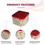 Sealco Food Storage Containers with Lids ? Reusable Plastic Containers ? BPA-Free, Stackable, Microwave, Dishwasher, & Freezer Safe 4 Piece Set