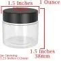 Bouteilles de Cosmétiques Transparentes 1oz avec Couvercles - Idéales pour Épluches/Brillants, Contenants de Voyage 30g/30ml - Petites Bouteilles de Cosmétiques pour Échantillons de Crème, Lotion, Liquide - BPA Free (12) Bouteilles de Cosmétiques Transparentes 1oz avec Couvercles - Idéales pour Épluches/Brillants, Contenants de Voyage 30g/30ml - Petites Bouteilles de Cosmétiques pour Échantillons de Crème, Lotion, Liquide - BPA Free (12)