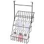 Spice Rack, Coated Iron Wire 3-Tier Elevated Spice Jars Bottles Rack Kitchen Storage Shelf Organizer Perfect for Kitchen Use 10 x 9.02 x 14.49inch