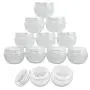 Beauticom 12 Pieces 30G/30ML (1 Oz) White Frosted Container Jars with Inner Liner for Pills, Medication, Ointments and Other Beauty and Health Aids - BPA Free Beauticom 12 Pieces 30G/30ML (1 Oz) White Frosted Container Jars with Inner Liner for Pills, Medication, Ointments and Other Beauty and Health Aids - BPA Free