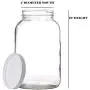 Paquet de 2 – Bocal en verre de 1 Gallon avec Bouchon Plastique à Joint Élastique – Bocal Mason Sûr pour la Fermentation du Kombucha, du Kefir, du Pickling, du Stockage et de la Conserve – Par Kitchentoolz Paquet de 2 – Bocal en verre de 1 Gallon avec Bouchon Plastique à Joint Élastique – Bocal Mason Sûr pour la Fermentation du Kombucha, du Kefir, du Pickling, du Stockage et de la Conserve – Par Kitchentoolz