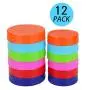 Ingruiya 12/16PCS Plastic Sealing Lid Glass Jar Storage Sealing Lid,Household Kitchen Sealing Storage Bottle