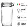 Bormioli Rocco Fido Clear Jar, 50.75 Oz, 50.75 Ounce,