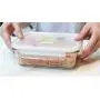 Kitchen Food Storage Jar Airtight Food Storage Glass Crisper Set Microwave Oven Portable Lunch Box Heat-resistant Glass Lunch Boxes moisture-proof multi-purpose Kitchen Food Storage Jar Airtight Food Storage Glass Crisper Set Microwave Oven Portable Lunch Box Heat-resistant Glass Lunch Boxes moisture-proof multi-purpose