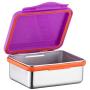 Stainless Steel Food Containers with Snapping Seal Leak-proof Lids Set of 3-6oz 12oz 22oz