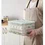 Einkaufsbehälter für Loneflash, Einzelkammer-Kühlschrank-Essensbehälter für Dumplings, Kunststoffbox zur Luftdichten Aufbewahrung von kleinen Mengen Lebensmittel.
