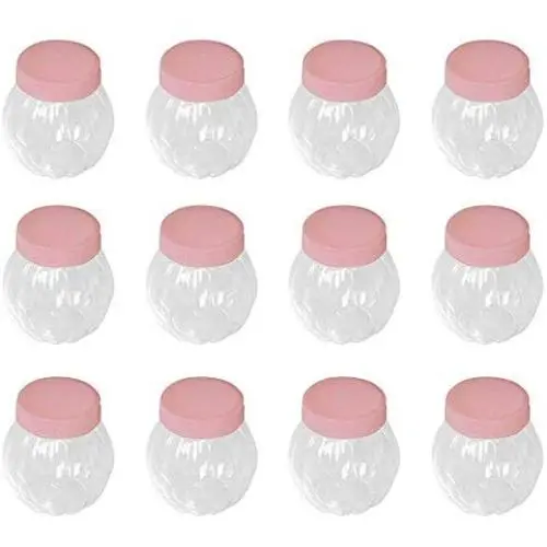 Volwco Plastic Biscuit Jars, Mini Candy Storage Jars Cute Pumpkin Shaped Food Candy Box with Lids, Eco-Friendly Storage Container, Set of 12pcs Volwco Plastic Biscuit Jars, Mini Candy Storage Jars Cute Pumpkin Shaped Food Candy Box with Lids, Eco-Friendly Storage Container, Set of 12pcs
