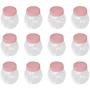 Volwco Plastic Biscuit Jars, Mini Candy Storage Jars Cute Pumpkin Shaped Food Candy Box with Lids, Eco-Friendly Storage Container, Set of 12pcs