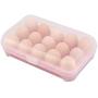 AIUSD Useful Refrigerator Eggs Storage Box 15 Eggs Holder Food Storage Container Case Home Supplies Christmas New Year Decoration Big Sales