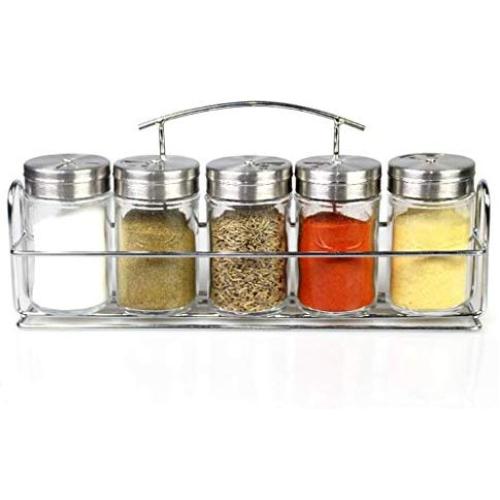 LQQGXLCondiment bottle, jar condiment storage box Spice jars Glass storage jars Spice jars Small sealed food storage containers Spice storage boxes