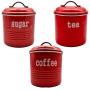 Metal Sealed Jars, Kitchen Household Grain Storage Tanks, Storage Spices/Candies/Oat Flakes/Coffee Beans