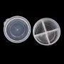 Bocal de Rangement Alimentaire Étanchéifié, Petit Boîte de Rangement, 4 Compartiments, Portable, Pour Voyage, Boîtes de Médicaments, Récipients. Bocal de Rangement Alimentaire Étanchéifié, Petit Boîte de Rangement, 4 Compartiments, Portable, Pour Voyage, Boîtes de Médicaments, Récipients.